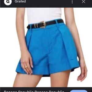 Banana Republic High Waist Blue Shorts